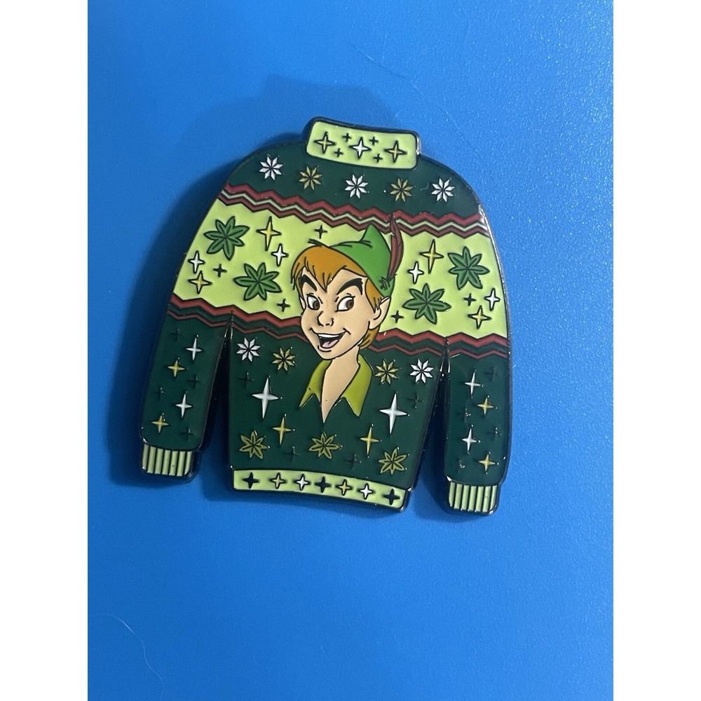 Loungefly Disney Holiday Ugly Christmas Sweater Peter Pan Blind Box Mystery Pin